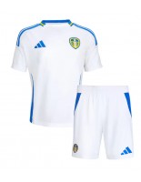 Leeds United Hjemmedraktsett Barn 2024-25 Korte ermer (+ bukser)